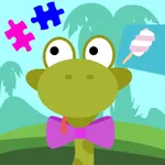 Fun Jungle Animals - Puzzles and Stickers for Kids icon