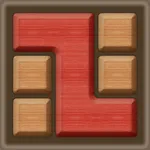 Rotate block. Puzzle icon