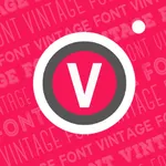 Vintage Font - Write On Photos icon