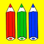 Paint the world-coloring book icon