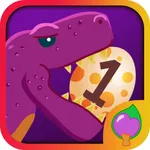 Fun dinosaur egg math game for children icon