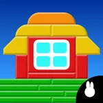 Toy building blocks icon