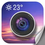 Weather Camera Sticker-Photo & picture watermark icon