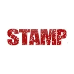 Red Rubber Stamp Stickers icon