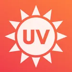 UV index forecast - protect your skin from sunburn icon