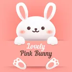 The Lovely Pink Bunny Stickers icon