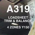 A319 LOADSHEET T&B 150 4z PAX icon