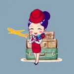 Cabin Crew Emoji Stickers icon
