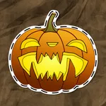 Jack-o'-lantern stickers icon