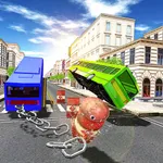 Chained Coach Bus 3D icon