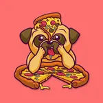 Adorable Baby Pug Stickers icon