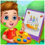 Cake Coloring Page Game icon