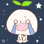 Cute Rabbit Tree Sticker icon