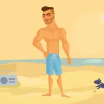 Animated Surfing Boys icon