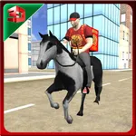 Pizza Delivery Boy- Horse Ride icon