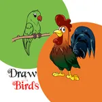 How to draw Birds Step by step icon