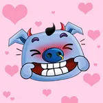 Love Couple Pig Cute Sticker icon