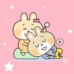 Cute Rabbit Love Animated icon