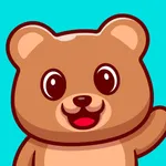 Brown Bear Cute Stickers icon