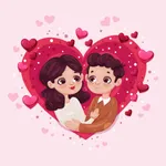 Animated Couple Love Stickers icon