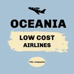 Oceania Low cost airlines icon