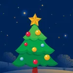 Christmas tree emoji stickers icon