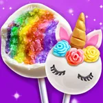 Sweet Unicorn Cake Pop Dessert icon