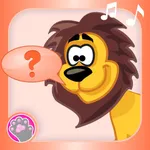 Funny animal: educational game icon