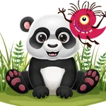 Panda and Monster icon