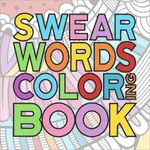 Swear words coloring book icon