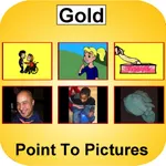 Point to Pictures - Gold icon