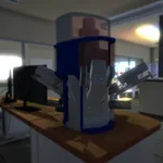Microscopio electrónico v. icon
