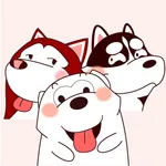 Dog Crew Animated Stickers icon