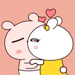 Animated Couple Bear Stickers icon