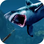 Under Water Angry Shark Huntin icon