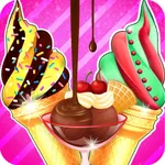 Ice cream cooking - food maker icon