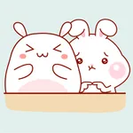 Bunny Couple Animated Stickers icon