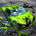 Crash Cars - Driving Test Sim icon