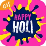 Holi GiF Collection & Cards icon