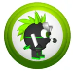 Spiky Green Martian icon