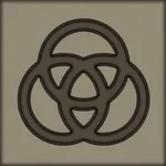 Balls on rings icon