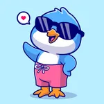 Penguin Sticker for iMessage icon