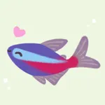 Happy tropical fish (taster) icon