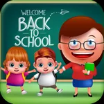 Twins Baby First Day At School icon