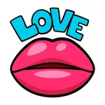 Flirty Lips Sticker icon