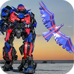 Police Eagle robot battle icon