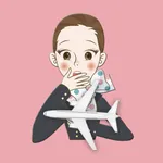 Flight Attendant Crew Stickers icon