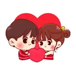 Couple Love Bird Stickers icon