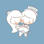 Wedding Bride & Groom Stickers icon