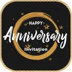 Anniversary Invitation Card HD icon